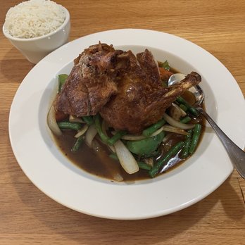 Thai Chili - Spicy crispy basil duck. - Thai Near Me - Salem, New Hampshire