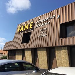 Exterior, a few parking spots