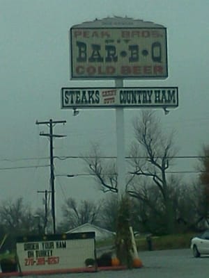 Menu photo 2 Peak Bros Bar-B-Que Waverly, KY