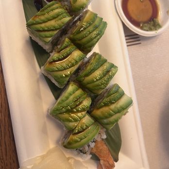 Sushimi - Dragon roll - shrimp tempura with avocado. Very yummy - Sushi Bars Near Me - Milan, Michigan Sushimi - Dragon roll - shrimp tempura with avocado. Very yummy - Sushi Bars Near Me - Milan, Michigan