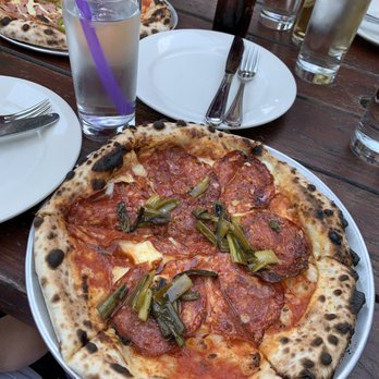 In Riva - Soppressata pizza - Italian Near Me - Philadelphia, Pennsylvania