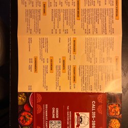 Indian Express - Menu, page 2