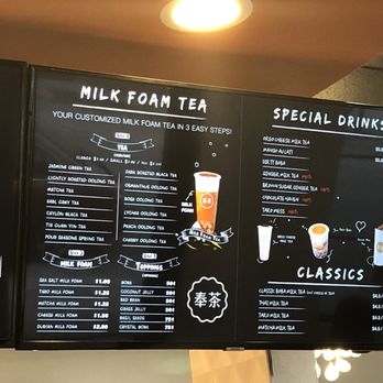 Feng Cha Teahouse - Milk foam tea, specials, classics - Desserts Near Me - Newark, California