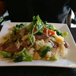 Vietnamese Garden - My friend had the number 41 stir fry I had the number 38 meal very good