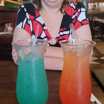 Kealoha's Kitchen - Mai Tai and a Blue Hawaiian.  Gee I wonder which is which? - Hawaiian Near Me - Covington, Kentucky