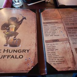The Hungry Buffalo - The menu!