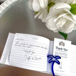 Guest book signed!