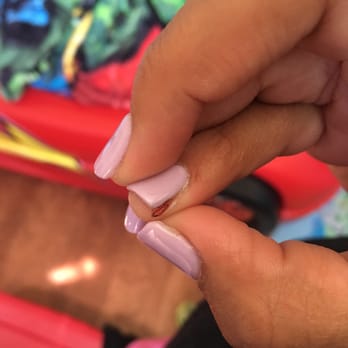 Amazing Nails - The cut, badly shaped, and didnt clean up well - Nail Salons Near Me - Newark, California