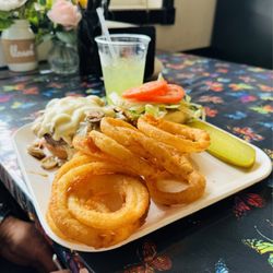 Stop N Go Cafe - These onion rings were epic.
