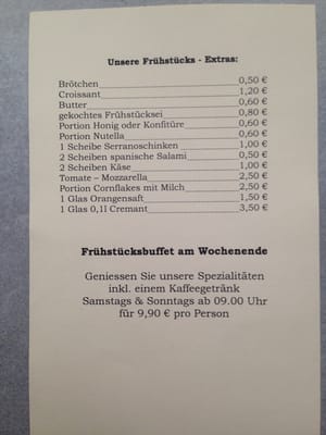 Menu photo 1 DeJa.bo Rostock, MV Menu photo 1 DeJa.bo Rostock, MV