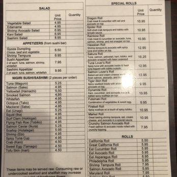 China Express - Sushi Menu - Chinese Near Me - Clifton, Virginia