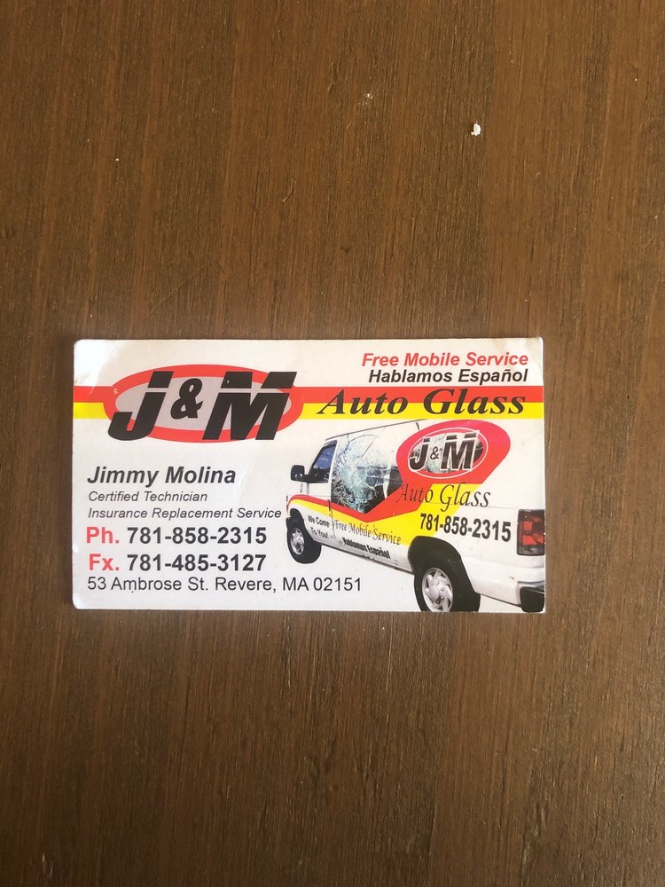 J & M AUTO GLASS Updated October 2024 53 Ambrose St, Revere
