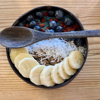 Eat Real Cafe - tropical blue smoothie bowl. - Cafes Near Me - Newhall, California Eat Real Cafe - tropical blue smoothie bowl. - Cafes Near Me - Newhall, California