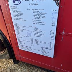 Park and Perk - Menu