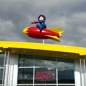 Ricky Rocket's Fuel Center - Ricky Rocket himself! - Car Wash Near Me - Hoffman Estates, Illinois