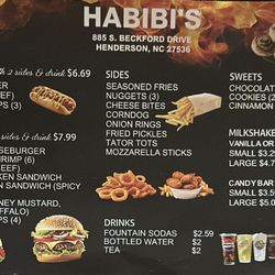 Habibi’s Mediterranean Cuisine - NEW MENU