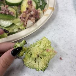 Chuck E. Cheese - Black mold on broccoli