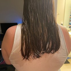 Pink Soda Blow Dry Bar & Salon - Uneven haircut
