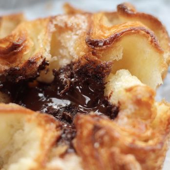 Philz Coffee - Chocolate Kouign-amann -- exposing the chocolatey, gooey inside - Coffee & Tea Near Me - San Jose, California Philz Coffee - Chocolate Kouign-amann -- exposing the chocolatey, gooey inside - Coffee & Tea Near Me - San Jose, California