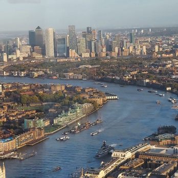 The View From The Shard - Canary Wharf in the far background - Landmarks & Historical Buildings Near Me - London, XGL