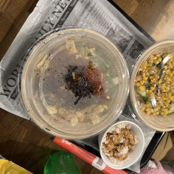Drop the Bop - 4. Kimchi Bop and 9. Mini Bowl with a side of rice. - Korean Near Me - Lincolnshire, Illinois Drop the Bop - 4. Kimchi Bop and 9. Mini Bowl with a side of rice. - Korean Near Me - Lincolnshire, Illinois