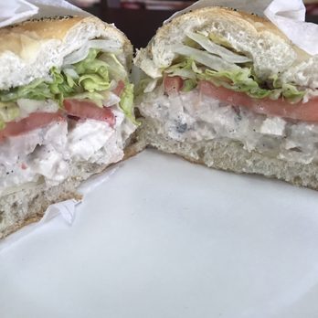 Hometown Heroes - Chicken salad on a roll...... mmmmm  good eating - Sandwiches Near Me - Islip, New York