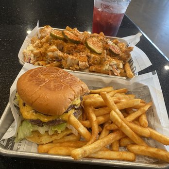Chick-N-Burger - Wagyu burger, Nashville fries and Stubborn Cherry soda. - Fast Food Near Me - Folsom, California Chick-N-Burger - Wagyu burger, Nashville fries and Stubborn Cherry soda. - Fast Food Near Me - Folsom, California