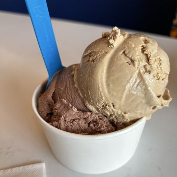 Blue Scoop Creamery - Irish Coffee & Chocolate PB Stout - Ice Cream & Frozen Yogurt Near Me - Brea, California Blue Scoop Creamery - Irish Coffee & Chocolate PB Stout - Ice Cream & Frozen Yogurt Near Me - Brea, California