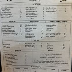 The Roundup Indianola - Menu