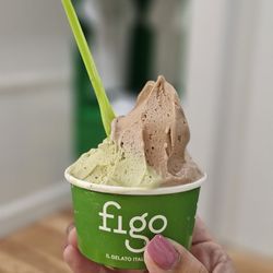 Figo Il Gelato Italiano - Pistachio and Ferrero roche