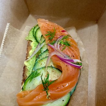 Fruity Moto - Lox toast with avo instead of cream cheese - Juice Bars & Smoothies Near Me - Windsor, California Fruity Moto - Lox toast with avo instead of cream cheese - Juice Bars & Smoothies Near Me - Windsor, California
