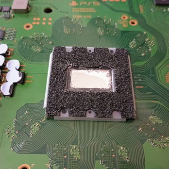 SBL Games - Liquid Metal Displacement touch up. Mainboard. - Electronics Repair Near Me - Rialto, California SBL Games - Liquid Metal Displacement touch up. Mainboard. - Electronics Repair Near Me - Rialto, California