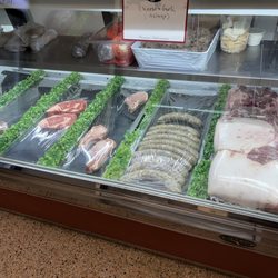 B & G Italian Deli & Meat Market - Meat counter