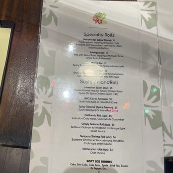 Kitchen Aloha - Specialty rolls menu - Poke Near Me - San Francisco, California