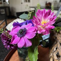 Marshall's Flowers & Gift - Flowers collected from bud vases (the next day)