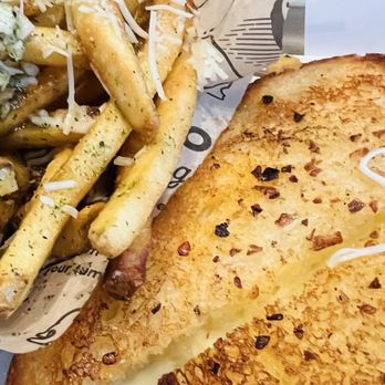 The Melt - Parmesan fries or perfect. - Burgers Near Me - Santa Clara, California The Melt - Parmesan fries or perfect. - Burgers Near Me - Santa Clara, California