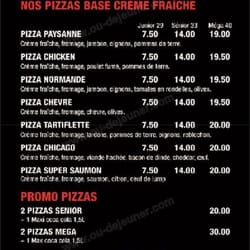 Presto Pizza 68 - Menu Pizza