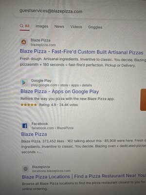 Menu photo 1 Blaze Pizza Las Vegas, NV Menu photo 1 Blaze Pizza Las Vegas, NV