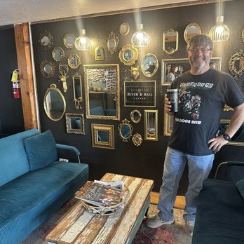 River & Rail Coffee - Framed mirrors art wall - Coffee & Tea Near Me - Blackwater, Missouri
