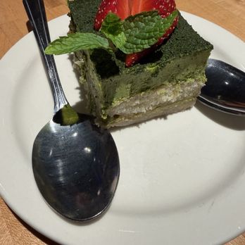 Secret Fort - Matcha tiramisu - Japanese Near Me - Seattle, Washington Secret Fort - Matcha tiramisu - Japanese Near Me - Seattle, Washington