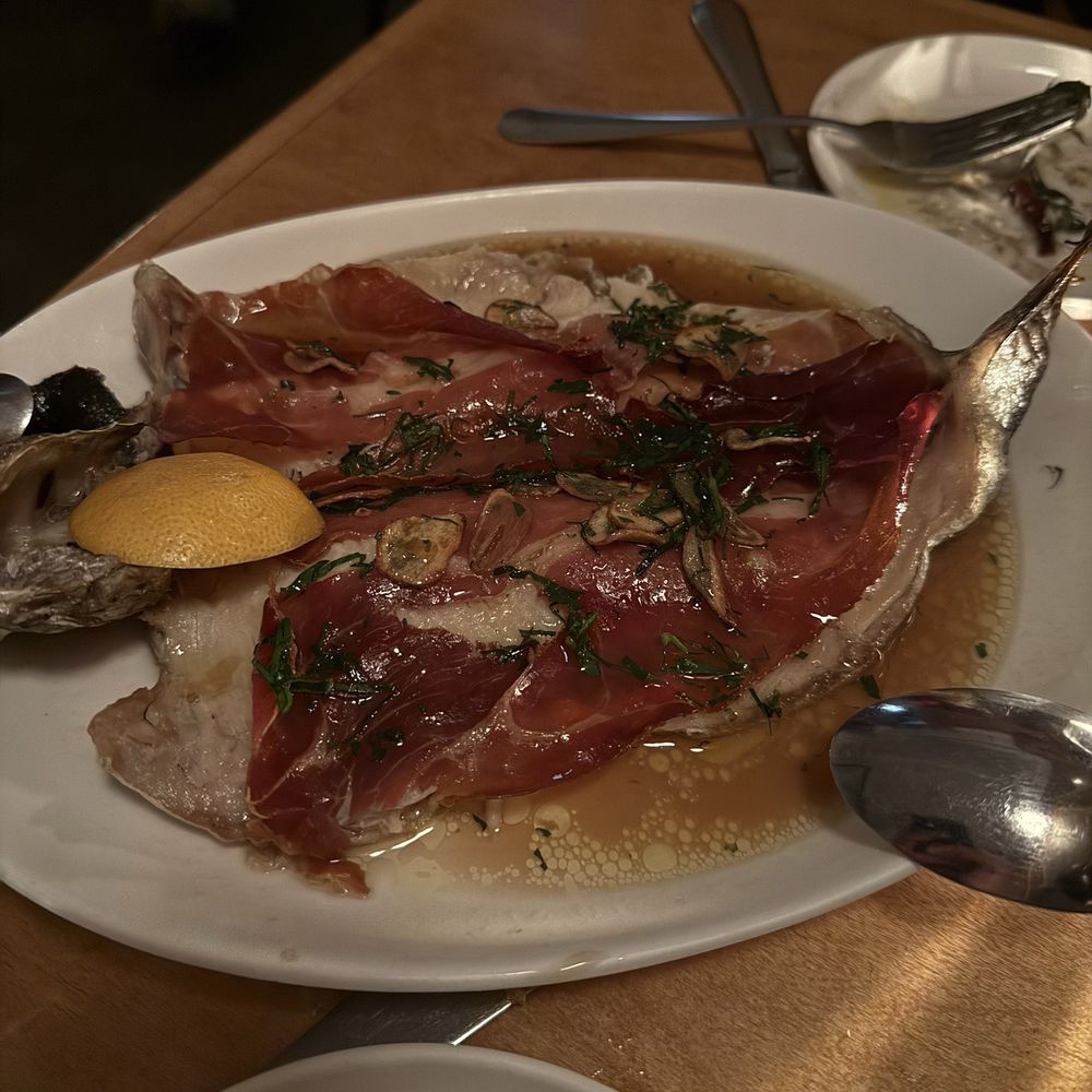 Trout with jamon Trout with jamon