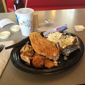 Captain D's - Nice whitefish and shrimp Combo. It's huge! - Seafood Near Me - Colorado Springs, Colorado Captain D's - Nice whitefish and shrimp Combo. It's huge! - Seafood Near Me - Colorado Springs, Colorado