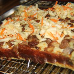 Kairo’s Choice - Griot'd up with Pikliz-Fried Pork pizza