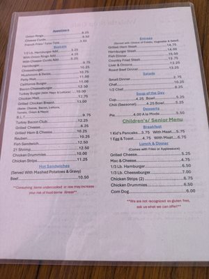 Menu photo 4 Whistle Stop Frontenac, MN