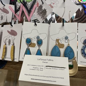 See Me Once See Me Twice - Some of her earrings - Thrift Stores Near Me - Angleton, Texas See Me Once See Me Twice - Some of her earrings - Thrift Stores Near Me - Angleton, Texas
