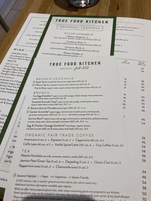 Menu photo 7 True Food Kitchen Annapolis, MD