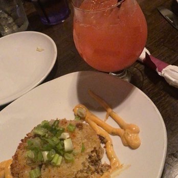 Bakkhus Taverna - Huge Crab Cake - Greek Near Me - Kemah, Texas