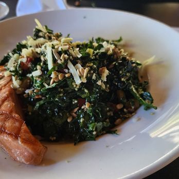 Chelsea's Kitchen - Salmon and kale salad cooked to perfection could not ask for anything better - New American Near Me - Phoenix, Arizona