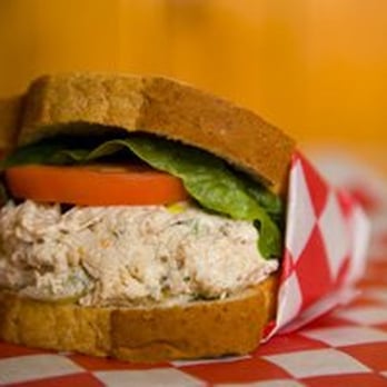 Cowboy Chicken - Chicken Salad sandwich, homemade from their fresh rotisserie chicken. - Southern Near Me - Dallas, Texas Cowboy Chicken - Chicken Salad sandwich, homemade from their fresh rotisserie chicken. - Southern Near Me - Dallas, Texas