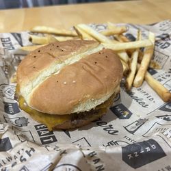 Wayback Burgers - Sweet Bacon Burger and Fries